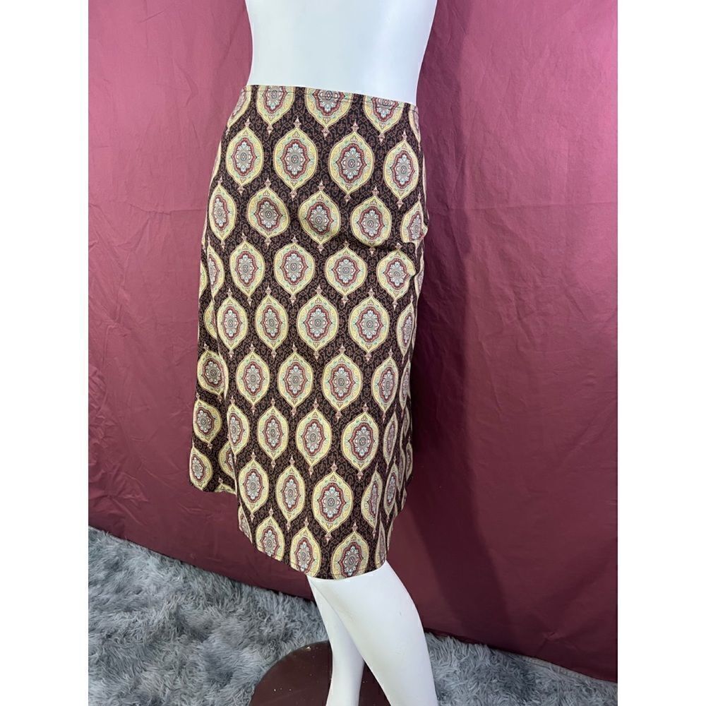 Caren Sport Paisley Midi Skirt
